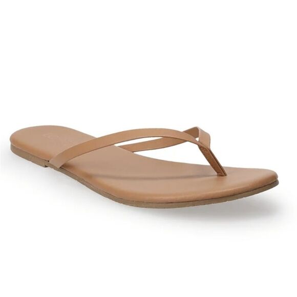 LC Lauren Conrad Honey 2 Women's Flip Flop Sandals,size 11 - Picture 1 of 3